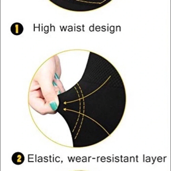 NEW With Out Tags High Waisted Fleece Lined leggings OS - Picture 4 of 5